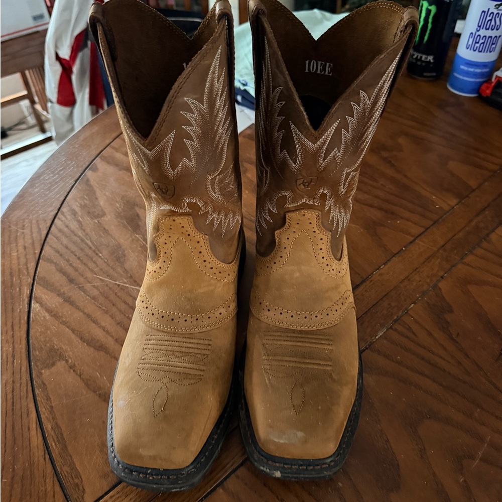 Ariat Steel Toe Brown Work Boots men’s